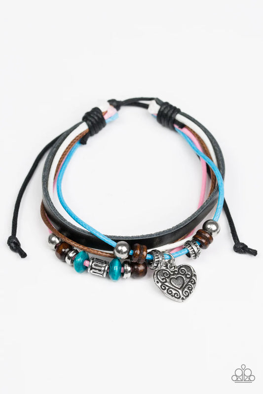 Paparazzi Bracelet ~ Wild Heart - Black