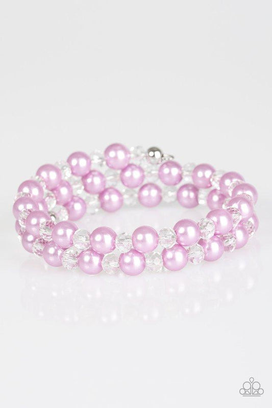 Paparazzi Bracelet ~ Modestly Modest - Purple