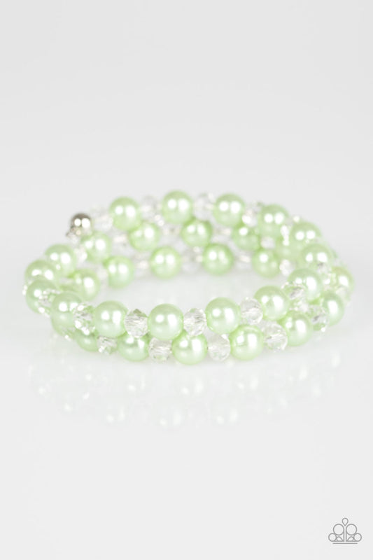 Paparazzi Bracelet ~ Modestly Modest - Green