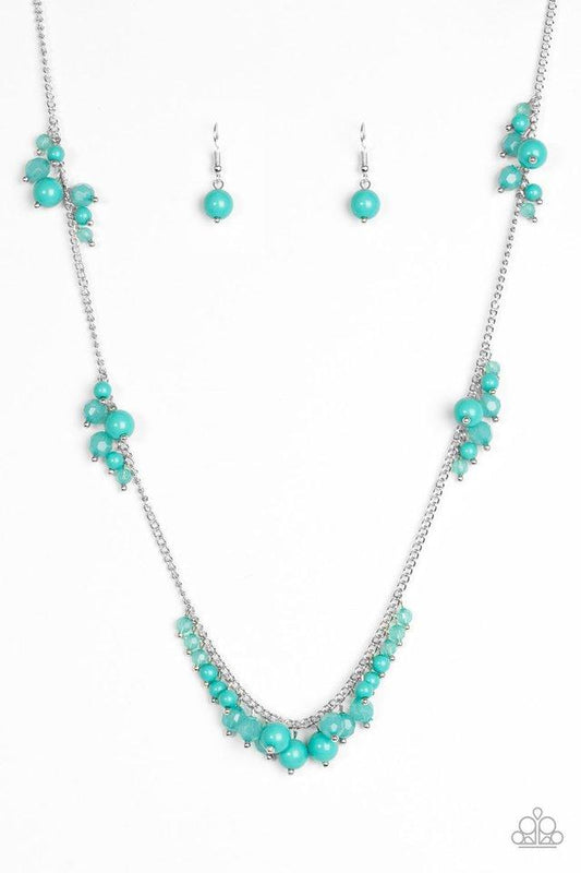 Paparazzi Necklace ~ Coral Reefs - Green