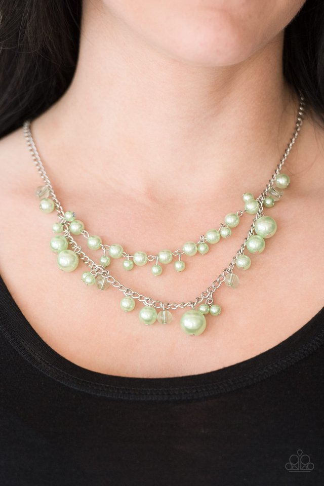 Blissfully Bridesmaid - Green - Paparazzi Necklace Image