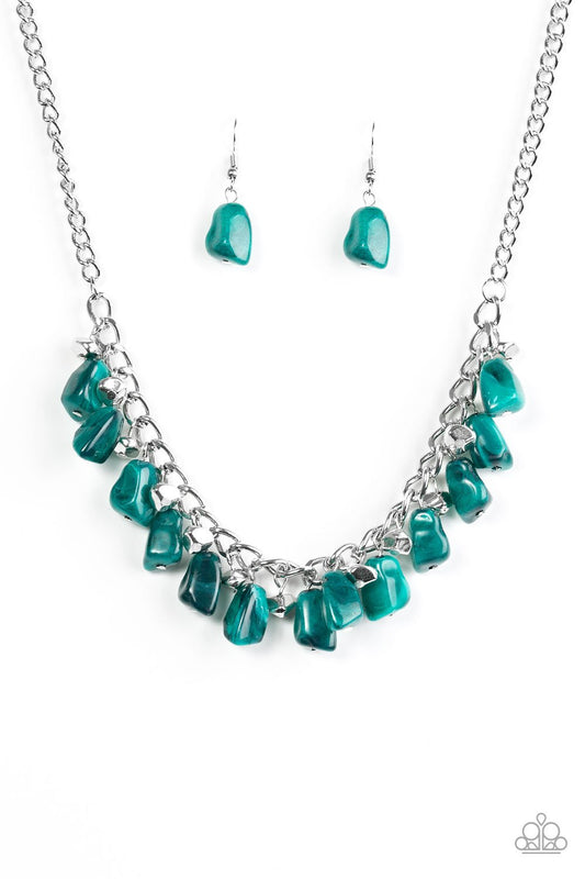 Collar Paparazzi ~ Rocky Shores - Verde