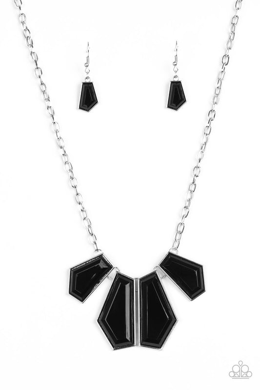 Collar Paparazzi ~ Get Up and GEO - Negro