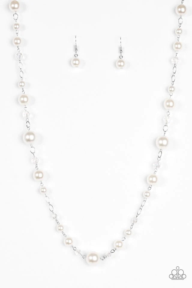 Paparazzi Necklace ~ Make Your Own LUXE - White