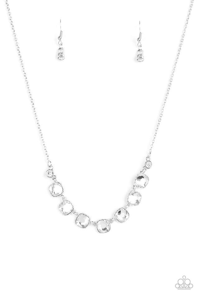 Paparazzi Necklace ~ Deluxe Luxe - White