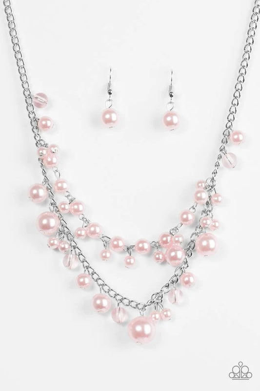 Paparazzi Necklace ~ Blissfully Bridesmaid - Pink