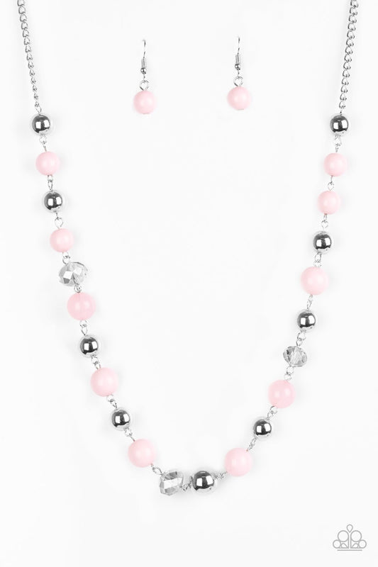 Paparazzi Necklace ~ Weekend Getaway - Pink