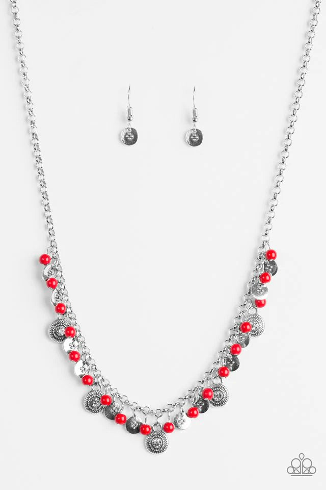 Paparazzi Necklace ~ Fashion Formal - Red