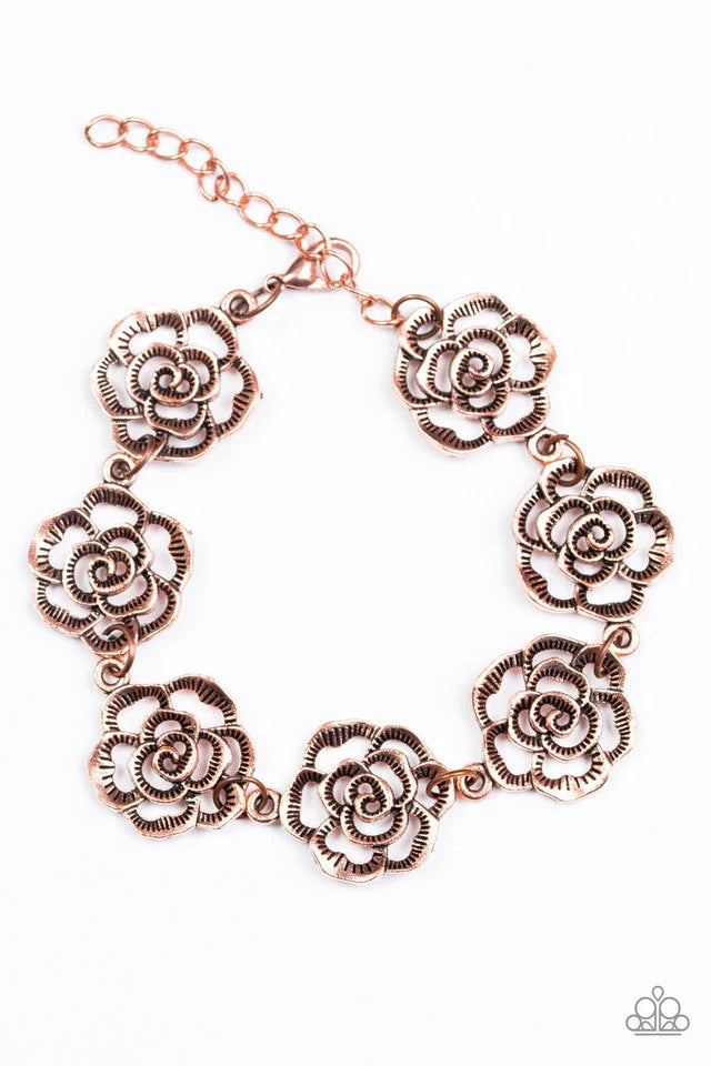 Pulsera Paparazzi ~ Nip It In The ROSEBUD - Cobre