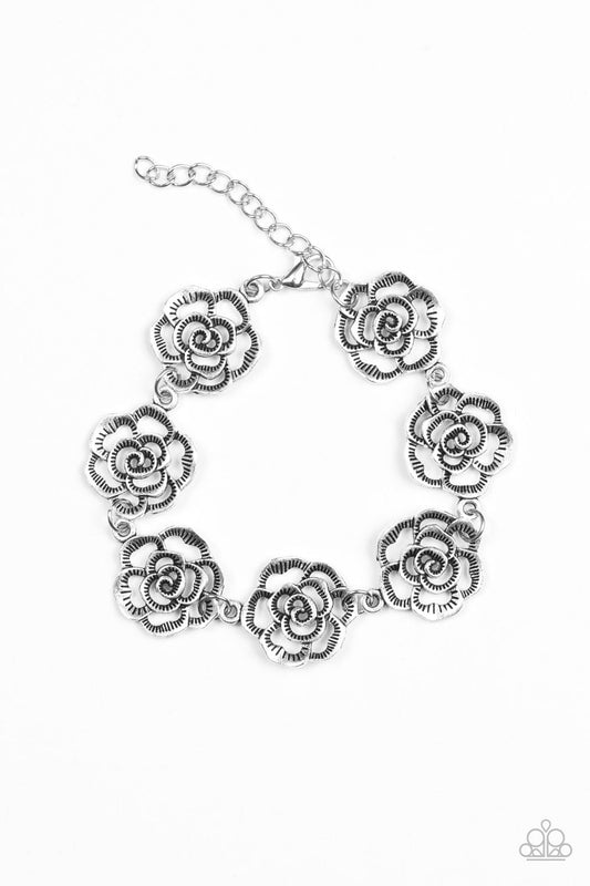 Paparazzi Bracelet ~ Nip It In The ROSEBUD - Silver