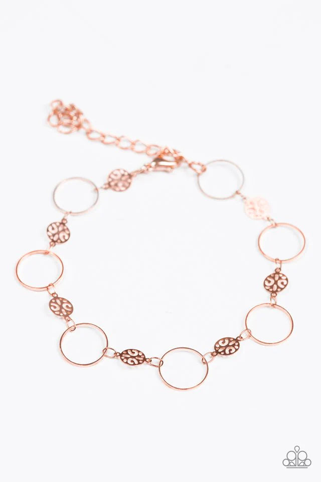 Paparazzi Bracelet ~ Dainty Delicacy - Copper