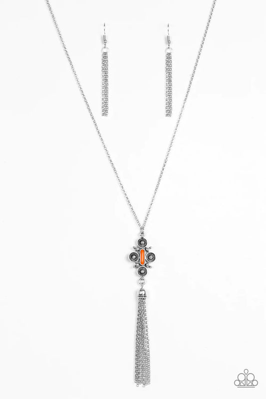 Paparazzi Necklace ~ Sedona Skies - Orange