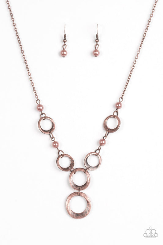 Collar Paparazzi ~ Perfectamente equilibrado - Cobre