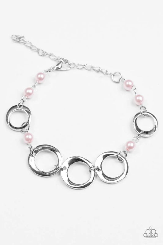 Pulsera Paparazzi ~ Elegante y pulida - Rosa