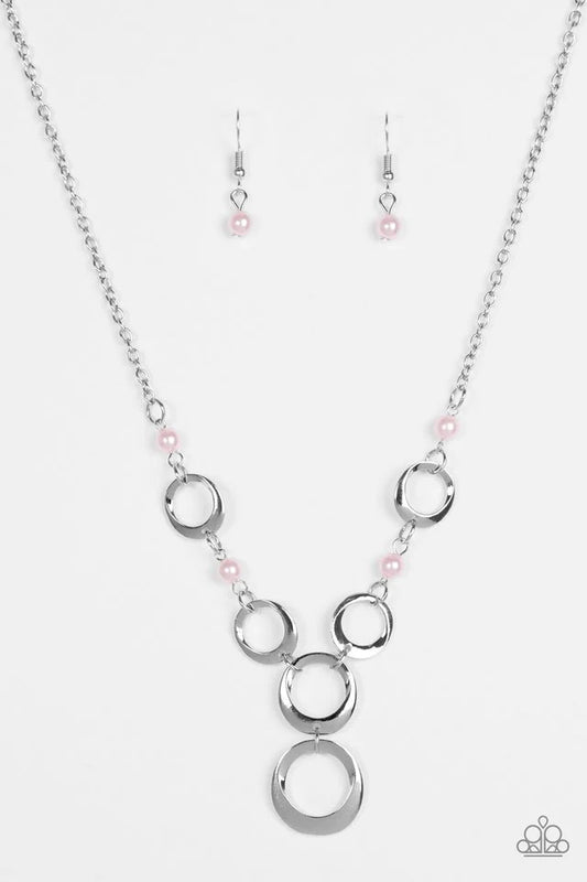 Collar Paparazzi ~ Perfectamente equilibrado - Rosa