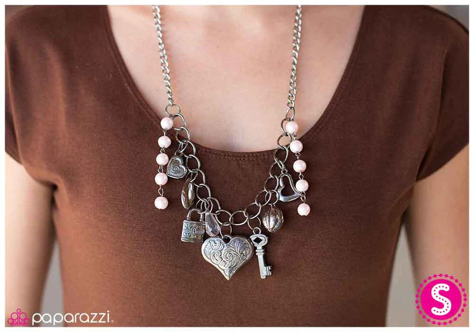 Paparazzi Necklace ~ Better To Have Loved... - Pink