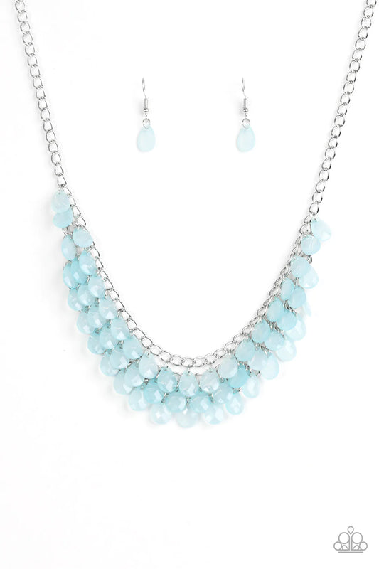 Paparazzi Necklace ~ Next In SHINE - Blue