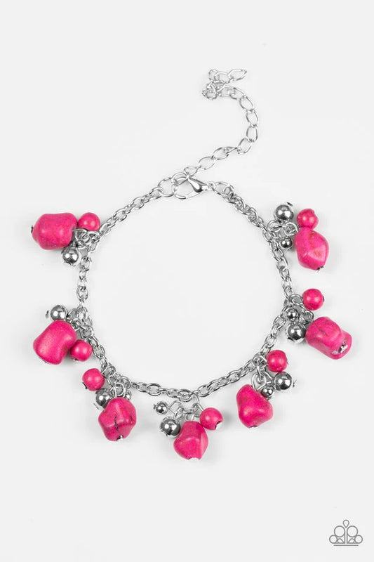 Pulsera Paparazzi ~ Mamba de montaña - Rosa