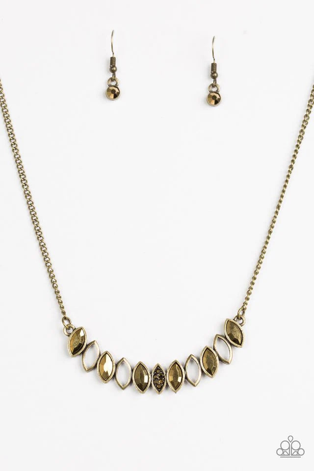 Paparazzi Necklace ~ Get Your Moneys Worth - Brass