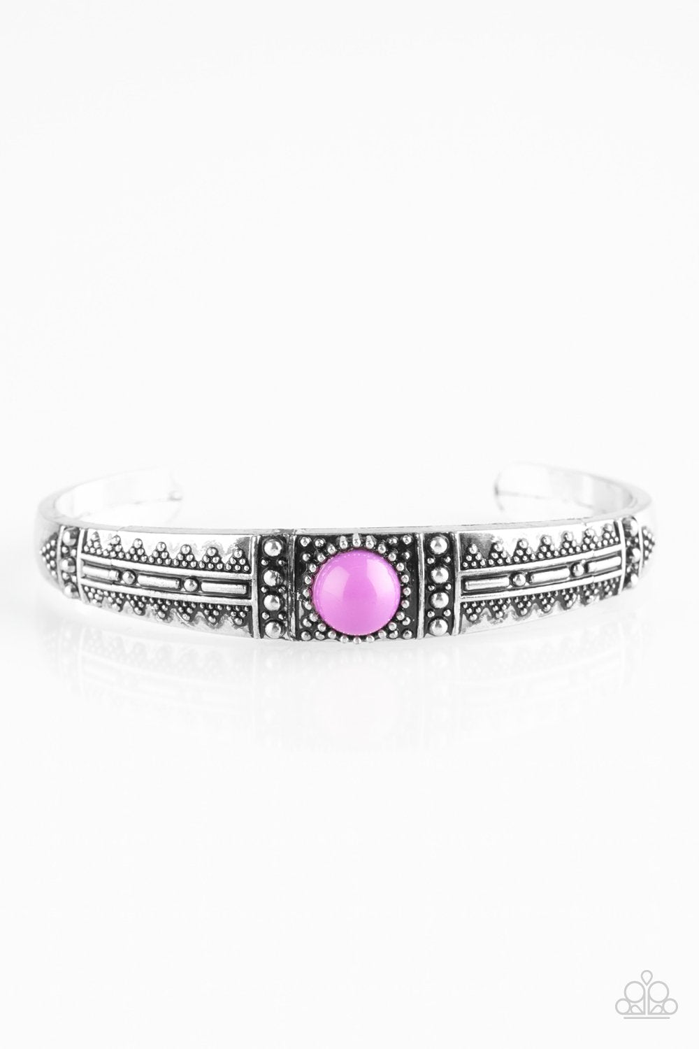 Paparazzi Bracelet ~ Singing Sahara - Purple