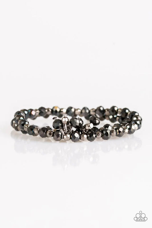 Paparazzi Bracelet ~ Sink or Shimmer - Black