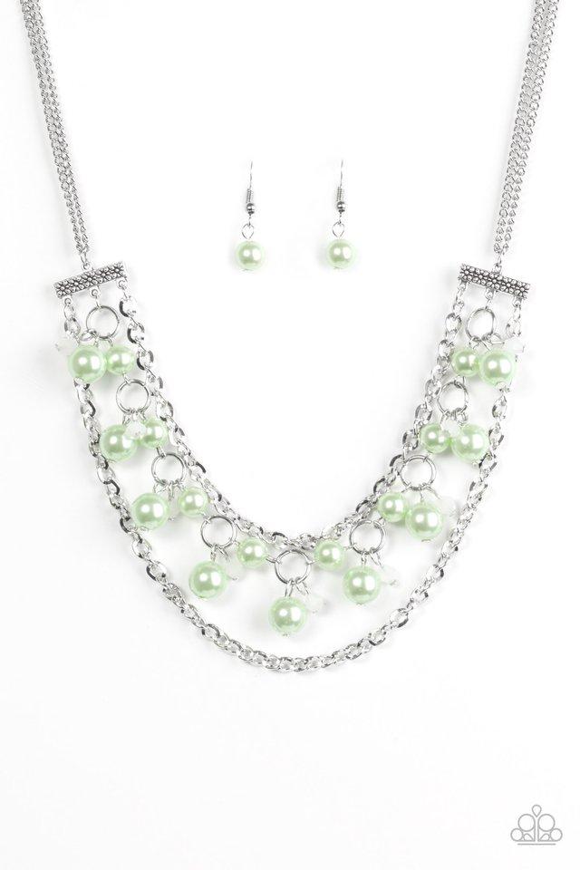 Paparazzi Necklace ~ Rockefeller Romance - Green