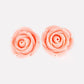 Paparazzi Earrings - Rose Roulette - Orange