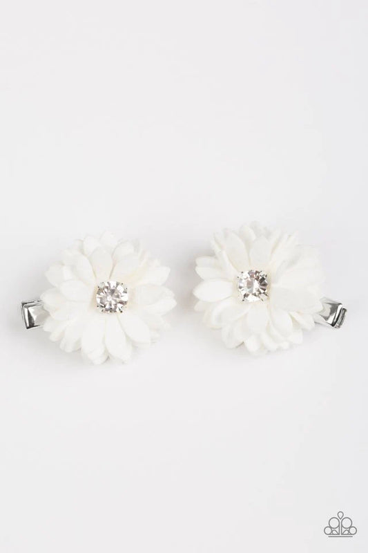 Accesorios para el cabello de Paparazzi ~ Daisy Darling - Blanco