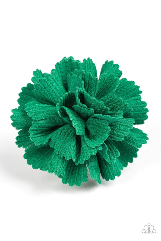 Paparazzi Hair Accessories ~ Heavy PETAL - Green