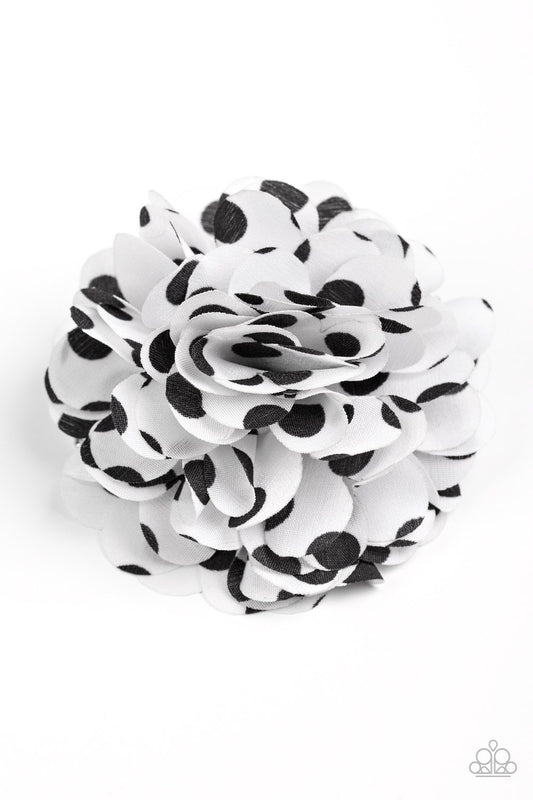 Paparazzi Hair Accessories ~ Polka Posy - White