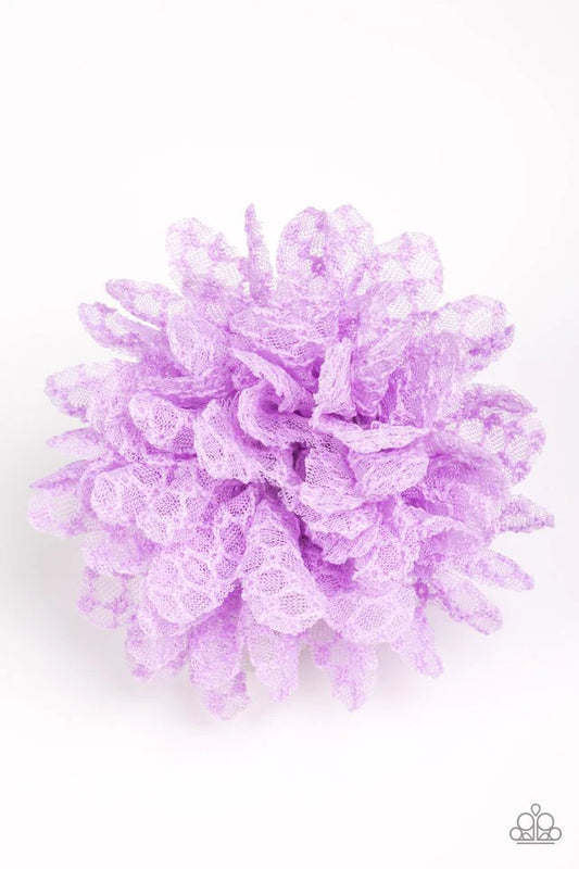 Paparazzi Hair Accessories ~ Lacy Lily - Purple