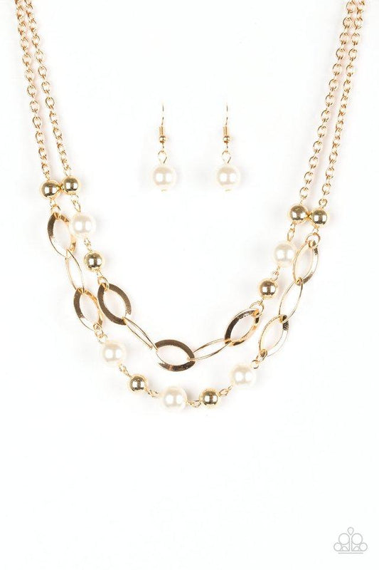 Paparazzi Necklace ~ GLIMMER Takes All - Gold