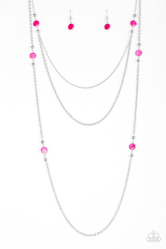 Paparazzi Necklace ~ So SHORE Of Yourself - Pink