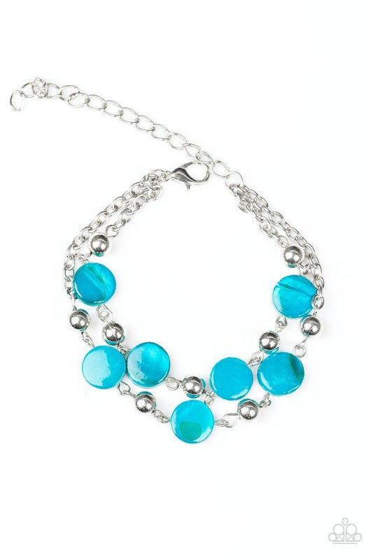 Pulsera Paparazzi ~ One BAY At A Time - Azul