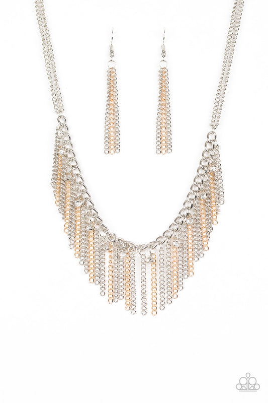 Paparazzi Necklace - Retro Edge - Multi