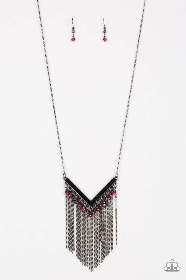 Paparazzi Necklace ~ Fashion Peak - Pink