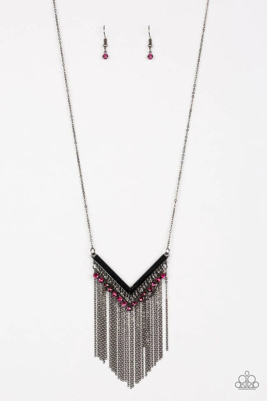 Paparazzi Necklace ~ Fashion Peak - Pink