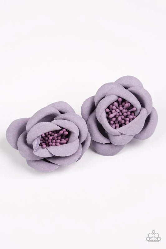 Paparazzi Hair Accessories ~ Cute As A BUD - Purple