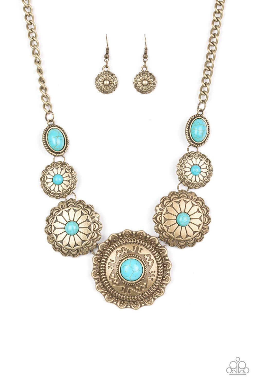 Paparazzi Necklace ~ Mayan Marvel - Brass