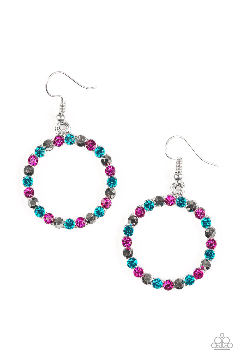 Paparazzi Earring ~ Bubblicious - Multi