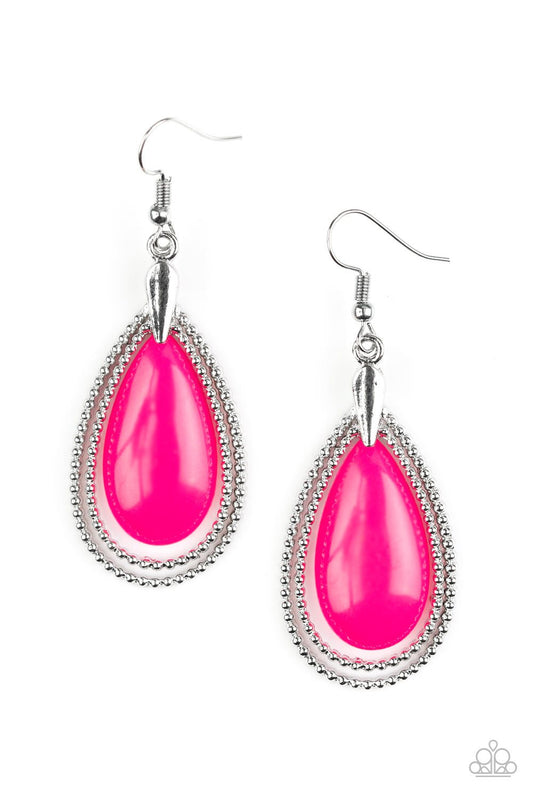 Paparazzi Earring ~ Spring Splendor - Pink