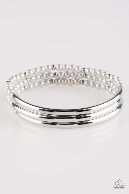 Paparazzi Bracelet ~ City Pretty - Silver