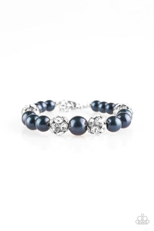 Paparazzi Bracelet ~ Pearls and Parlors - Blue