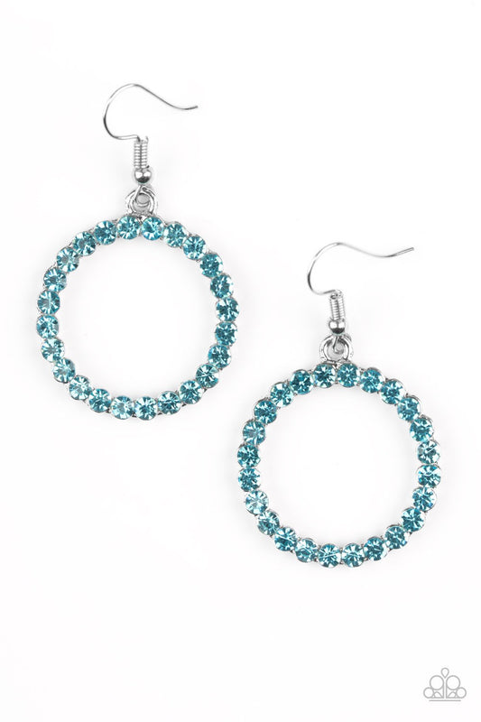 Paparazzi Earring ~ Bubblicious - Blue