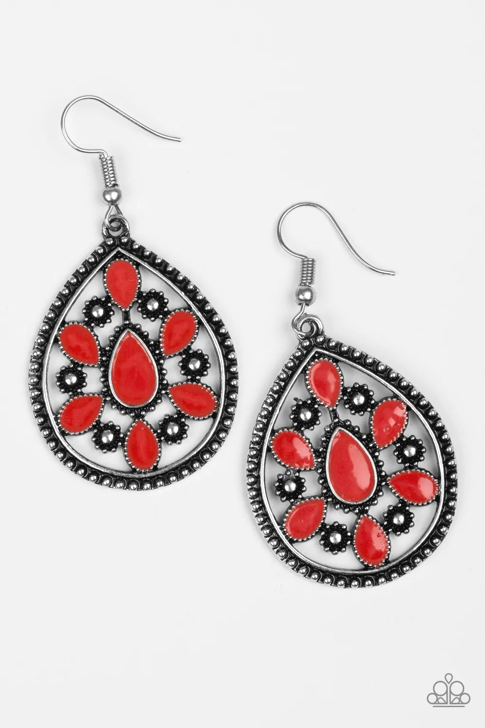 Paparazzi Earring ~ Spring Arrival - Red