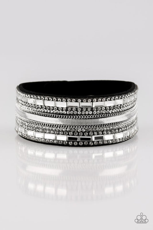 Teasingly Tomboy - Black - Paparazzi Bracelet Image