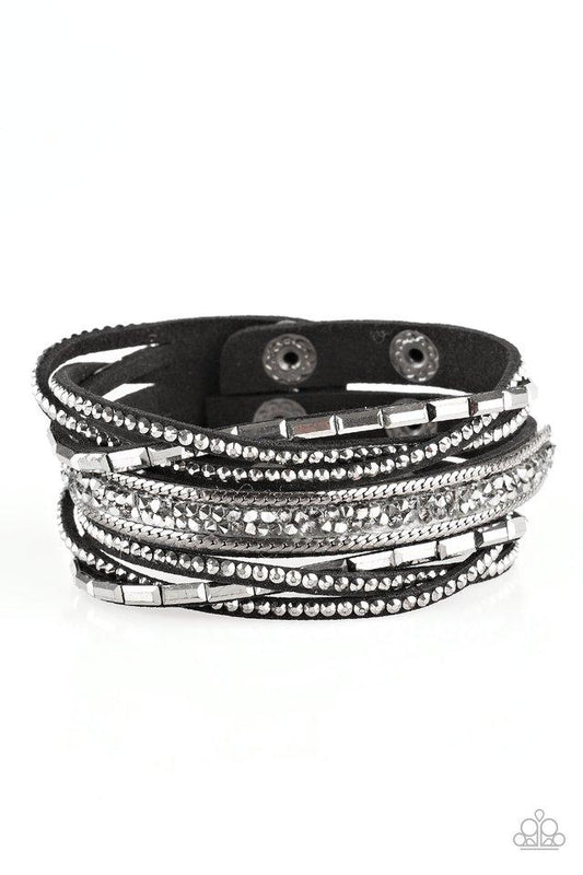 Paparazzi Bracelet ~ Punk Prowess - Black