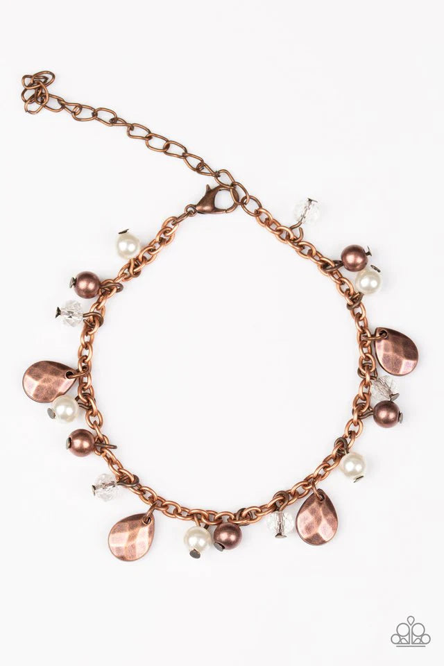 Pulsera Paparazzi ~ Modestly Midsummer - Cobre