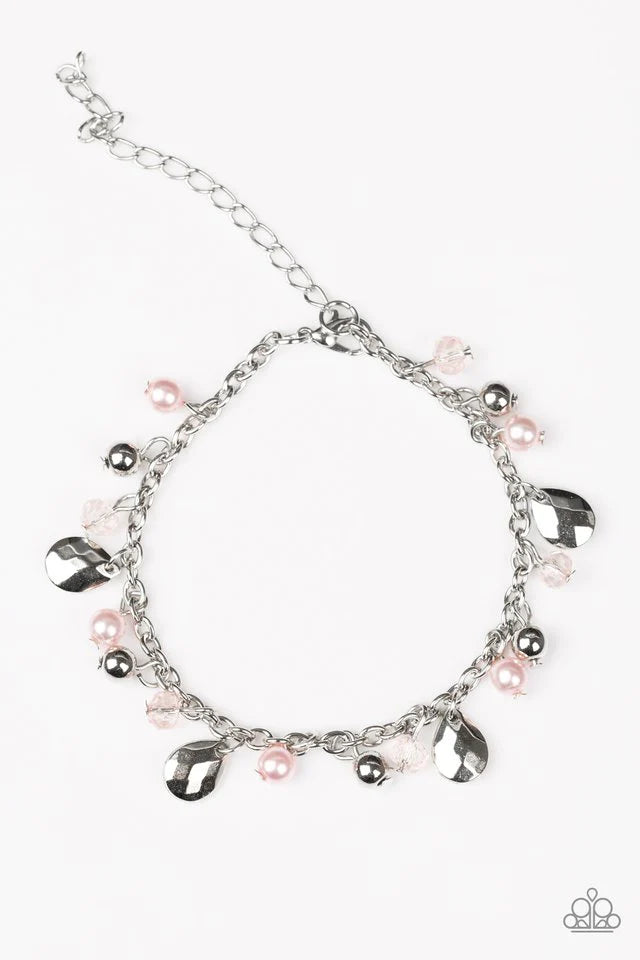 Pulsera Paparazzi ~ Modestly Midsummer - Rosa