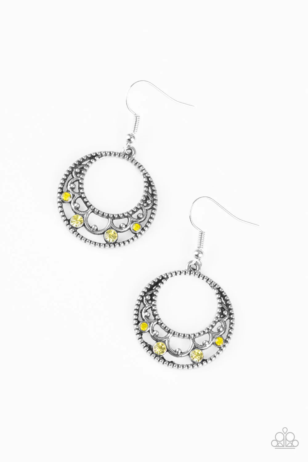 Paparazzi Earring ~ Colorfully Carefree - Yellow